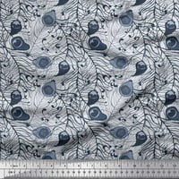 Soimoi modal saten tkanina paunsko perje umjetnički otisak šivaći tkaninski dvorište širom