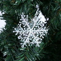 Božićna dekoracija 3D pahulje Viseći ukrasi za odmor za odmor Kućni dekor Pribor, Božićne stablo Snowflakes, Božićne snježne pahulje