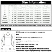 HHEI_K Ženski personalizirani print kratkih rukava V-izrez V-izrez Radne majice Plus veličine vrhova za žene