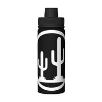 Volimo bocu za vodu u kaktusu 18oz dvostruko zid izolirane boce za vodu od nehrđajućeg čelika sa vodom