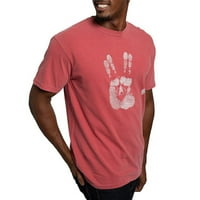 Cafepress - Spock Hand - majica muške udobnosti
