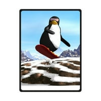 Cadecor Penguin fleese pokrivač baca pokrivač