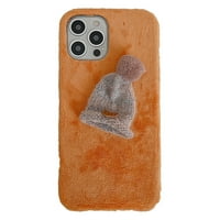 Toyella jesen i zimski plišani telefon Case Candy Color narandžasti iphone13Promax