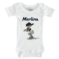 Dojenčad sitni otvor bijeli Miami Marlins Slugger Bodysuit