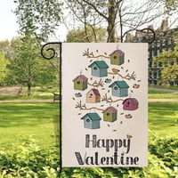 Sunsunrise Dvostrano tiskanje FLA zastava Zavarivanje Dan Valentines Vanjski vrt Dekoracija dvorišta
