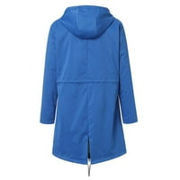 Aoujea kišne jakne za žene, žene Čvrsta kišna jakna na otvorenom kapuljač kapuljača, vjetrovit, kišni