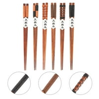 Etereaty set parovi izdržljiv drveni dugi štapići praktični vrući lonac štapići