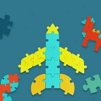 3D Drvene zagonetke Edukativne igračke Geometrijske oblike Jigsaw zagonetke Igre Edukativne igračke