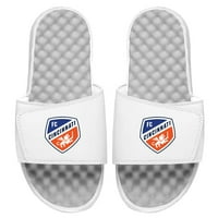 Muški otoci Bijeli sivi FC Cincinnati Primary Logo Slide Sandals