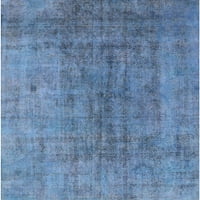 Ahgly Company Indoreni pravokutnik u sredini stoljeća Moderni Iceberg plavi perzijski prostirke, 5 '7'
