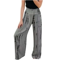 Mrat pune dužine pantalone sitne hlače za radove modne dame casual labave dame joga pantalone ispisane