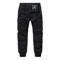 NJSHNMN Radne teretne hlače za muškarce Ležerne prilike višestruki džepovi na otvorenom ravno tipom