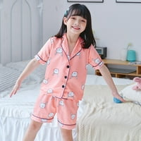 FVWitlyh Girls Pijamas Toddler Pajamas Girls Kids Toddler Boy Girls Odjeća Ležerne crtane printone Kratke
