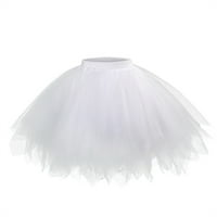 Cuoff suknja Ženska mreža Tulle Suknja Princeza elastična suknja za odrasle kratka plesna suknja