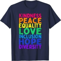 Ljubaznost drveća mir ravnopravnost Inkluzija Diverzitet Majica za ljudska prava