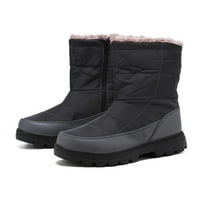 Zimske čizme Muške i ženske cipele za snijeg ravne casual kratke čizme plus veličina cipele ženske čizme