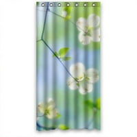 Greendecor Elegant Cvijet Vodootporni tuš za tuširanje set s kukama za kupatilo veličine