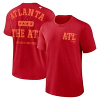 Muškarci Nike Red Atlanta Braves Igra izjava o majici