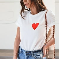 Ženske majice Love Base TEE košulja Pulover kratki rukav ulični krevet Ležerne prilike