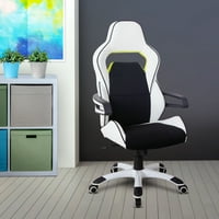 Sportaza mobili ergonomski esencijalni trkački stil Dom i uredska stolica, Bijela