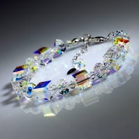 JUHAI lanca narukvice osjetljive prekrasan ukrasni umjetni kristal za djevojčicu