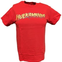 Hulk Hogan Hulkamania Boys Kids Red Majica
