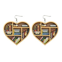 Duhgbne modna knjiga Ljubitelji u obliku srca u obliku rukavica na minđuše akrilni ukras