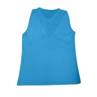 Dvije odjeće za žene Ljeto Ležerne prilike V izrez Divergelizirani majica Top Sweatsuits Biker kratke