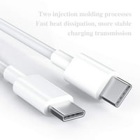 C do USB C kabel 60W [6ft], USB-C TIP C Punjač za punjenje kompatibilan sa Samsung S23 S22 S21 S Ultra,