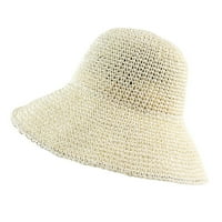 Kripyery Women Hat Solid Boja Lagana krema za sunčanje PANAMA PANAMA ŠAT Sve utakmice Sunčani šešir