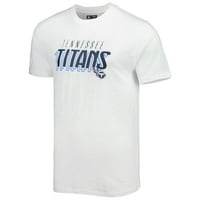 Muški pojmovi Sport mornarica Bijela Tennessee Titans Downfield majica i kratke hlače