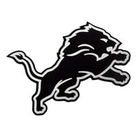 Muški antigua crni ugljen Detroit Lions Metalik logo Big & Visok generacijski tromjesečni pulover