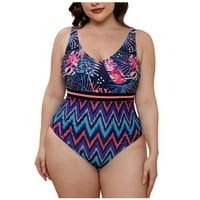 Plus size za žene za žene Courping Courpingwim kostimi sa jednim kupaćim odijelom za žene cvjetni print