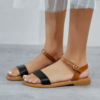 Youmylove Ženske sandale Moda Jednostavno rimsko stil Cipele Udobne ravne dne velike ležerne svestrane