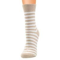 Luiyenes Dame Classic Coral Socks Dame Socks Mid Tube Socks tople čarape