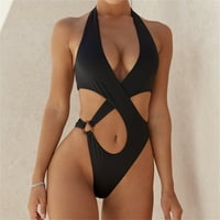 Rovga kupaći kostimi za žene žensko Plus veličine jednodijelni kupaći kupaći kupaći kupaći kostim sa