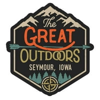 Seymour Iowa The Great na otvorenom dizajn naljepnica vinilne naljepnice