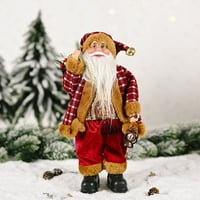 Travelwant Santa Claus figurice Božićne dekoracije Santa Slika, Santa Doll Božićne kolekcionarske figurice