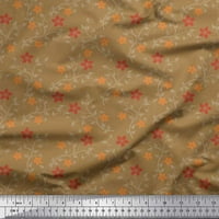 Soimoi pamučni dres tkanini i cvjetni umjetnički otisak šivajući tkaninu širok