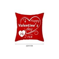Valentines Jastuk navlake Flannel jastučnici meki baršunasti moderni dvostrani dizajni