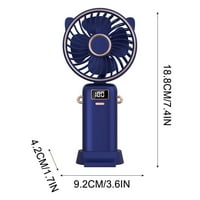 MIDSUMDR prijenosni ventilator FAN HANDHELD sklopivi ventilator, aromaterapija mali električni ventilator,