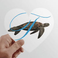 Pisma kornjače lutaju ocean vinil naljepnica za bicikle naljepnica za bicikle