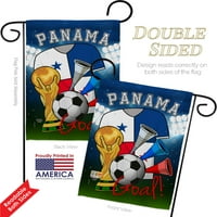 Svjetski kup Panama Soccer Garden Flag set x18. Dvostrano dvorište baner