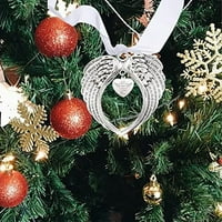 Memorijalni božićni ukrasi anđeoski spomen obilježja sjećanja na srce Obezbjeđivanje privjesaka za gubitak