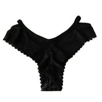 PXIAKGY donje rublje za žene Žene Esencijali Stretch bikini Panty Carm Colors Comfy donje rublje crna