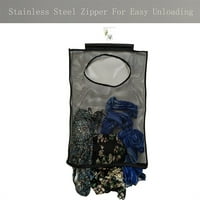 Viseća mreža za rublje za rublje Velika prljava torba za odjeću, može se koristiti iza vrata i ormara