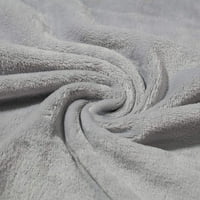 Flannel Fleece pokrivač ultra mekani lagani plišani krevet ili kauč sa pokrivačem 71 * 78 siva