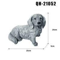 Lijep simulirani pasa statua regija ručno oslikana gol za pse za kućnu simuliranu realnu ručnu oslikanu