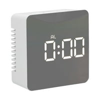 FDIT LED zrcalni budilnik sa temperaturnim datumom vremena Prikažite funkciju odgode za spavaću sobu za dnevni boravak, kućni sat, pribor za domaćinstvo