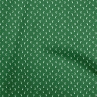 Onuone pamuk fle zelene tkanine Toucan Craft Projekti Dekor tkanina Štampano od dvorišta široko